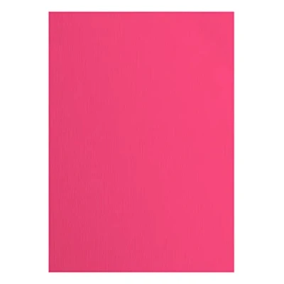Image of Florence Cardstock Textured Coloured Card Making Supplies A4 Pink 10 Sheets Paper for Scrapbooking, Making, Die Cutting and Crafts 216 GSM Cupid