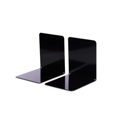 Image of MAUL 14 x 12 cm Metal Premium Magnetic Holding Book End Black (Pack of 2)