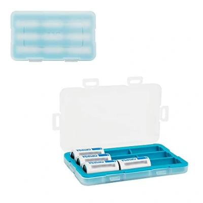 Image of JJC 9 Slots Hard Plastic Batteries Storage Box for CR123 CR123A CR17345 16340