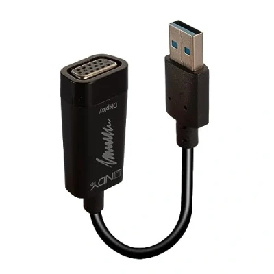 Image of LINDY USB 3.0 to VGA Converter Adapter, Lite