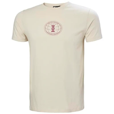Image of Helly Hansen Mens Core Graphic T Shirt Cream, S