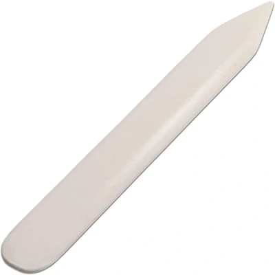 Image of Natural Bone Folder for Scoring Folding Creasing Paper Crafting Scrapbooking (White)