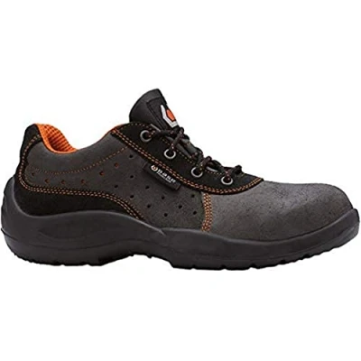 Image of Base Franklin Classic Low Shoes Grey/Orange UK 3 EU 35