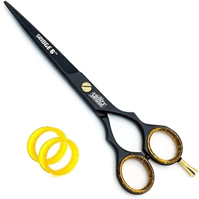 Image of Hairdressing Barber Hair Scissor for Professional Hairdressers Scissors Sharp Stainless Steel Cutting Shears Salon Barbers, Men, Women, Children and Adults