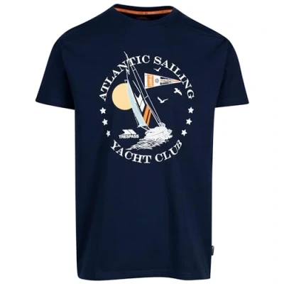 Image of Trespass Mens Casual Fit T Shirt Printed Design QuickDry Top Cedarf