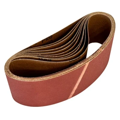 Image of Worksafe Sanding Belt 100 x 620mm 100Grit Pack of 10