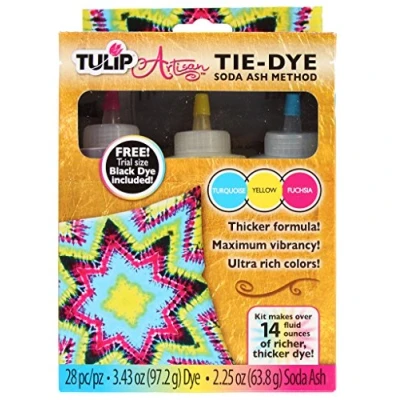 Image of Tulip Soda Ash 3 Colour Artisan Tie Dye Kit Set of 28