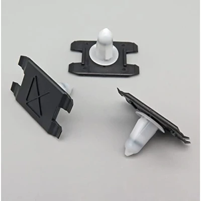 Image of VVO Fasteners Black Plastic Front Wheel Arch Flare &amp; Trim Moulding Clips for BMW X3, (Pack of 10)