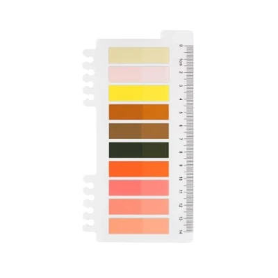 Image of Sticky Notes in Ordinate Pack of 200 Transparent Notes, Adhesive Strips, Markers, Self for Office, School and Markings Practical Tabs (A Pieces