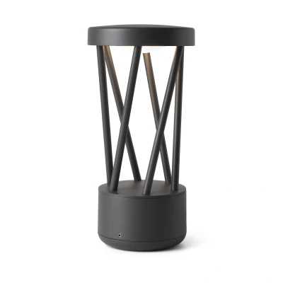 Image of Twist Outdoor Led Dark Grey Pedestal Lamp 10W 3000K IP65