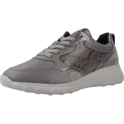 Image of Geox Women&#039;s D Alleniee A Sneaker, Dark Grey, 8 UK