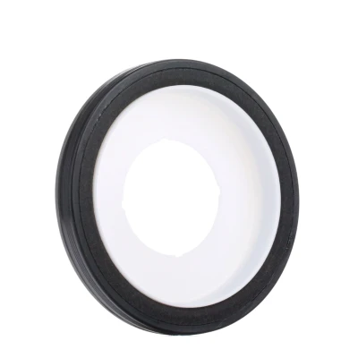 Image of 070103051A, 078103051A, 078103051G Crankshaft Seal ELRING 728.880 with mounting sleeve PTFE (polytetrafluoroethylene)/ACM (polyacrylate rubber)