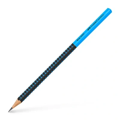 Image of Faber Castell Graphite Pencil, Grip 2001 Two Tone Black/Blue