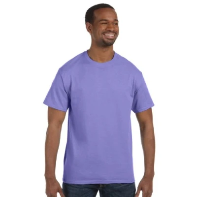 Image of Gildan Mens Heavy Cotton Short Sleeve T Shirt (2XL) (Violet)