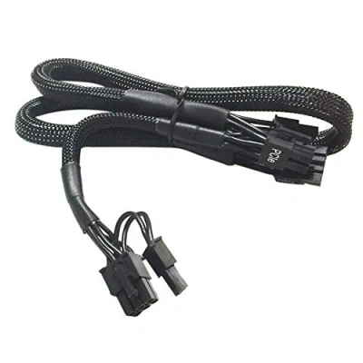 Image of Gintai Power Supply Cable Replacement for C orsair RM550X RM650X RM750X RM850X RM1000X RM750 RM850 SF450 PCIE 8 PIN GPU HX RM 750mm Type 4 HX1200 RM1000i