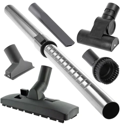 Image of Spares2go Mini Turbine Turbo Brush + Rod Tool Kit for Miele C1 C2 C3 S8310 S8320 Cat &amp; Dog S8340 TT5000 Vacuum Cleaner (35mm)