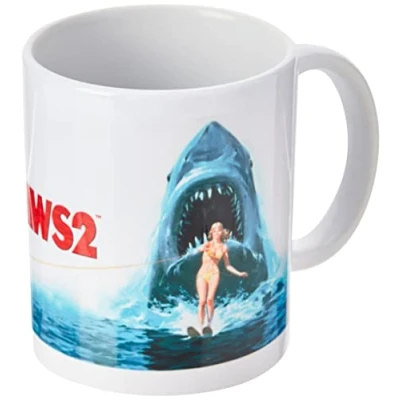 Image of Jaws 2 Movie Poster Ceramic Coffee Mug 330ml