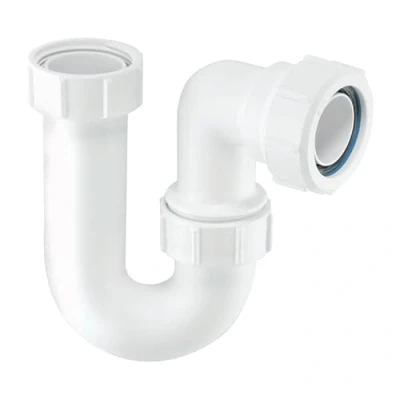 Image of 32mm P Trap with 38mm Seal 1 1/4 Inch Female Waste Grill Connection Compression Pipe Fitting for Sinks &amp; Plumbing Installations Durable Sink