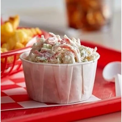 Image of HOT BARGAINS 5000 X 2oz/60ml Paper Soufflé Cups Disposable Waxed Ramekins Sauce Pots, Lots Cups, Portion Condiment Dipping Pots (2oz)