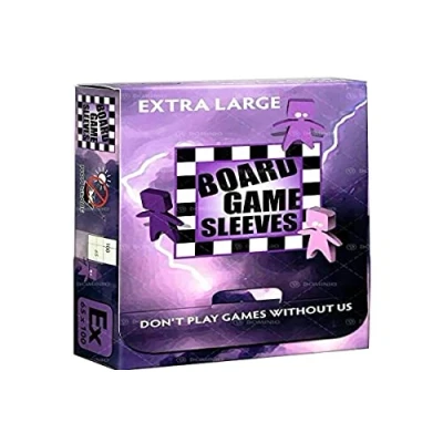 Image of Arcane Tinman ART10427 Board Game Sleeves: Extra Large (Non Glare) 65x100mm Card, Clear