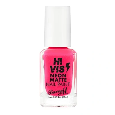 Image of Barry M Cosmetics Hi Vis Neon Matte Nail Paint, Pink Electro