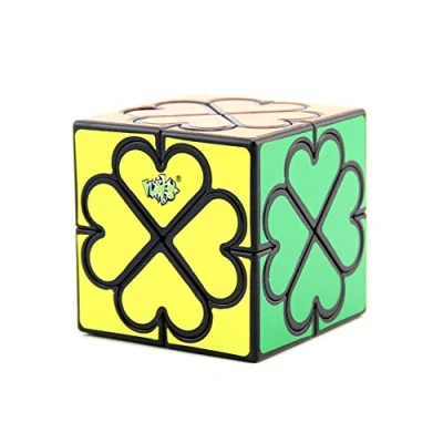 Image of Yealvin Eight Axis Skewb Cube Heart Shaped Magic Black Puzzle Brain Teasers Smooth Cubes Puzzles Collection