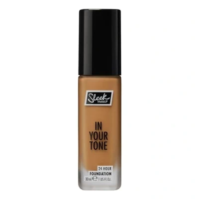 Image of Sleek MakeUP in Your Tone 24 Hour Foundation, Medium Buildable Coverage 30 Shades, Semi Matte Flawless Finish, 8W, 30ml