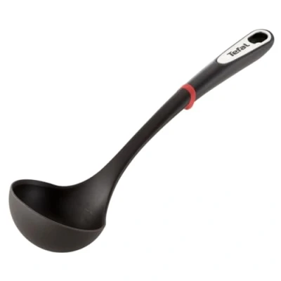 Image of Tefal Soup Ladle, Black, 39.7 x 9.2 7.79 cm