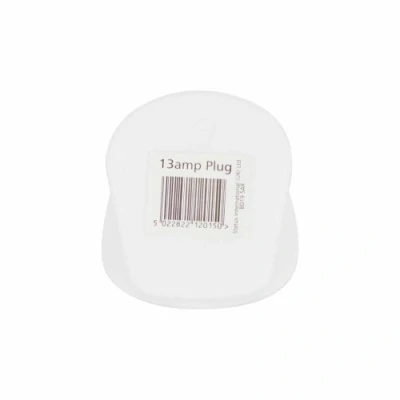 Image of STATUS 13A 3 Pin Plug UK White 13amp Electrical Plugs Pack of 13AWPB112