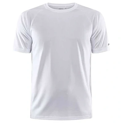 Image of Craft Men&#039;s Core Unify Training Tee T Shirt, Blanc, XXL UK