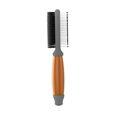 Image of Wahl Double Sided Soft Brush, Pet Brush for Dogs and Cats, 2 in 1 Professional Grooming Tools, Removes Knots Tangles, Gel Handle, Pin Pets