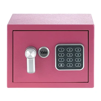 Image of Yale Electronic Safe Mini Pink Standard Security YSV/170/DB2/P