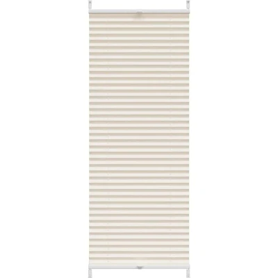 Image of vidaXL Plisse Blind 40x125cm Cream