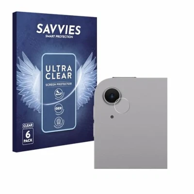 Image of Savvies 6 Pack Screen Protector compatible with Apple iPad Air 11&quot; WiFi 2024 (ONLY Camera Lens) Protection Film Clear