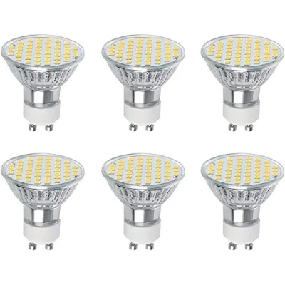 Image of Vicloon GU10 LED 3W Spot Light Equivalent 30W Halogen Bulb, 2700K Warm White, 300LM, 120 Beam Angle, Pack of 6