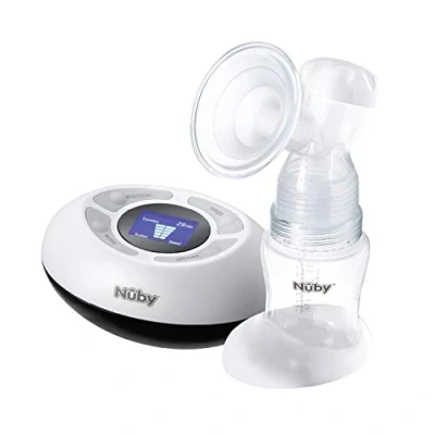 Image of Nuby Ultimate Single Electric Breast Pump Stimulation &amp; Expression Digital Display Quiet Discreet