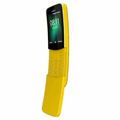 Image of Nokia 8110 4 Yellow Mobile Phone