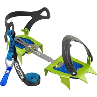 Image of Climbing Technology Snow Flex Classic, Unisex Crampon Adult, Green, Adjustable Size