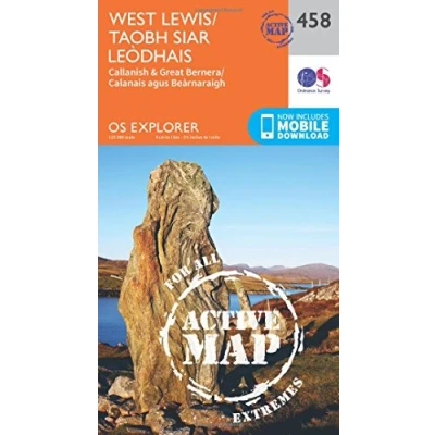 Image of Explorer Active 458 West Lewis Map With Digital Version