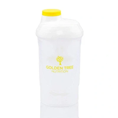 Image of GOLDEN TREE Wave Protein Shaker 600ml, BPA and DEHP free, 100% leak proof
