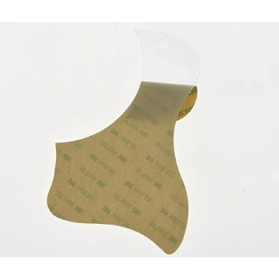 Image of Dopro Clear Hummingbird Acoustic Guitar Pickguard Transparent Scratch Plate with 3M Adhesive