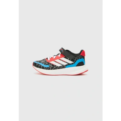 Image of adidas Performance Runfalcon Spiderman Unisex Trainers for kids, Size: 12.5K, Black/white shoes