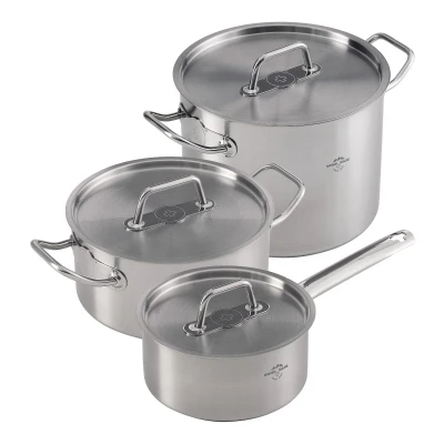 Image of Kuhn Rikon 37289 Montreux Cookware Set 1.5L / 3L 6L