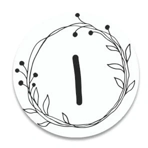 Image of 24 x Advent Calendar Countdown 1 Sleeps Until Christmas Stickers Labels Kids Adults Gift Label Tags (D1 Round Wreath)