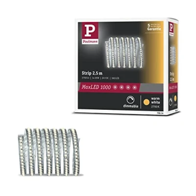 Image of Paulmann MaxLED 1000 strip IP20 warm white 2.5 m