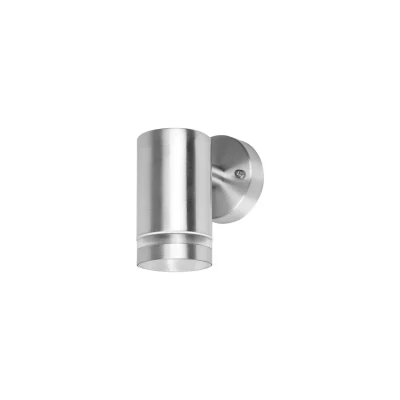 Image of Outdoor Stainless Steel GU10 Down Wall Light Integral LED