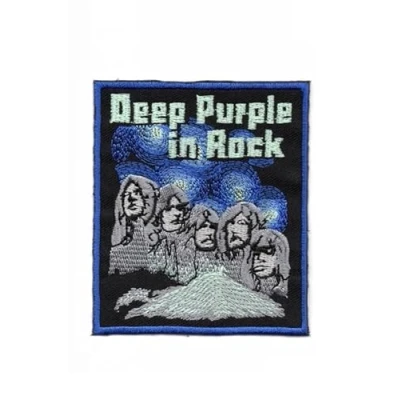 Image of Deep Purple in Rock Hq Patch Badge Embroidered Iron on Applique Accessory