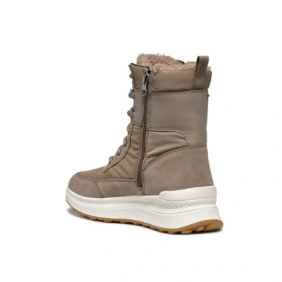 Image of Geox Spherica Actif X2 Winter boots, Women&#039;s, Size: 5, Taupe Leather and textile