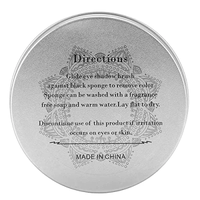 Image of Makeup Brushes Clean Box, Soft and Reusable Dry Sponge for Fast Cleaning Color Changing