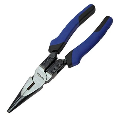 Image of Faithfull High Leverage Long Nose Pliers 230mm (9in) FAIPLHLLN9
